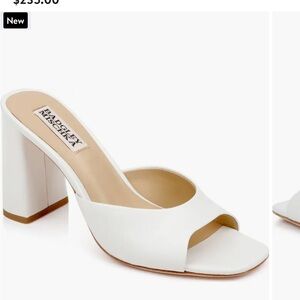 Badgley Mischka Cadence Slide Sandal Open-Toe Block Heel Mule